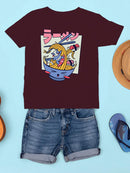 Ramen Surfing T-shirt -SmartPrintsInk Designs