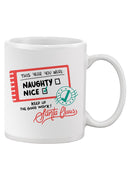 This Year You Were Nice Mug -SmartPrintsInk Designs