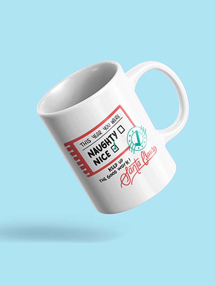 This Year You Were Nice Mug -SmartPrintsInk Designs