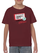 This Year You Were Nice T-shirt -SmartPrintsInk Designs