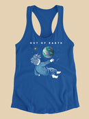 Out Of Earth Racerback Tank -SmartPrintsInk Designs
