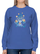 Planet Wizard Sweatshirt -SmartPrintsInk Designs