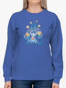 Planet Wizard Sweatshirt -SmartPrintsInk Designs