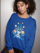 Planet Wizard Sweatshirt -SmartPrintsInk Designs