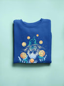Planet Wizard Sweatshirt -SmartPrintsInk Designs