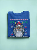 Viking Santa Sweatshirt -SmartPrintsInk Designs