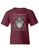 Viking Santa T-shirt -SmartPrintsInk Designs