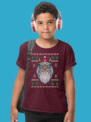 Viking Santa T-shirt -SmartPrintsInk Designs