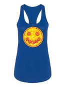 Smiling Pizza Racerback Tank -SmartPrintsInk Designs