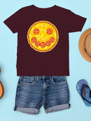 Smiling Pizza T-shirt -SmartPrintsInk Designs