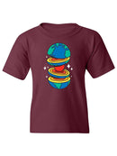 Sliced Earth T-shirt -SmartPrintsInk Designs