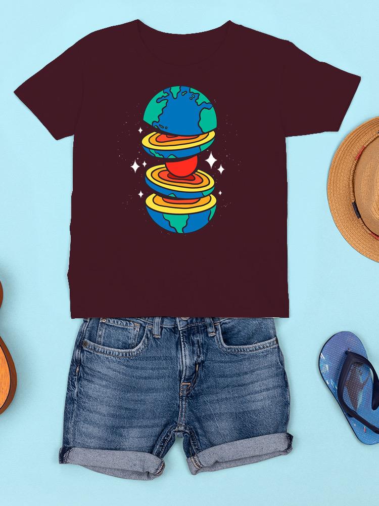 Sliced Earth T-shirt -SmartPrintsInk Designs