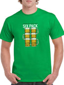 Beer Six Pack T-shirt -SmartPrintsInk Designs