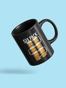 Beer Six Pack Mug -SmartPrintsInk Designs