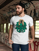 Sea Monster Art T-shirt -SmartPrintsInk Designs