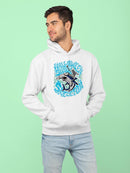 Halloween Shark Skeleton Hoodie or Sweatshirt -SmartPrintsInk Designs