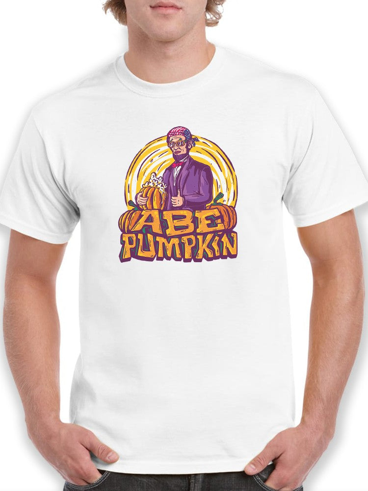 Abe Pumpkin T-shirt -SmartPrintsInk Designs
