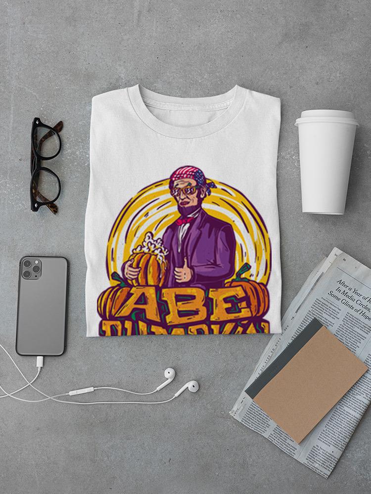 Abe Pumpkin T-shirt -SmartPrintsInk Designs