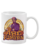 Abe Pumpkin Mug -SmartPrintsInk Designs