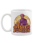 Abe Pumpkin Mug -SmartPrintsInk Designs