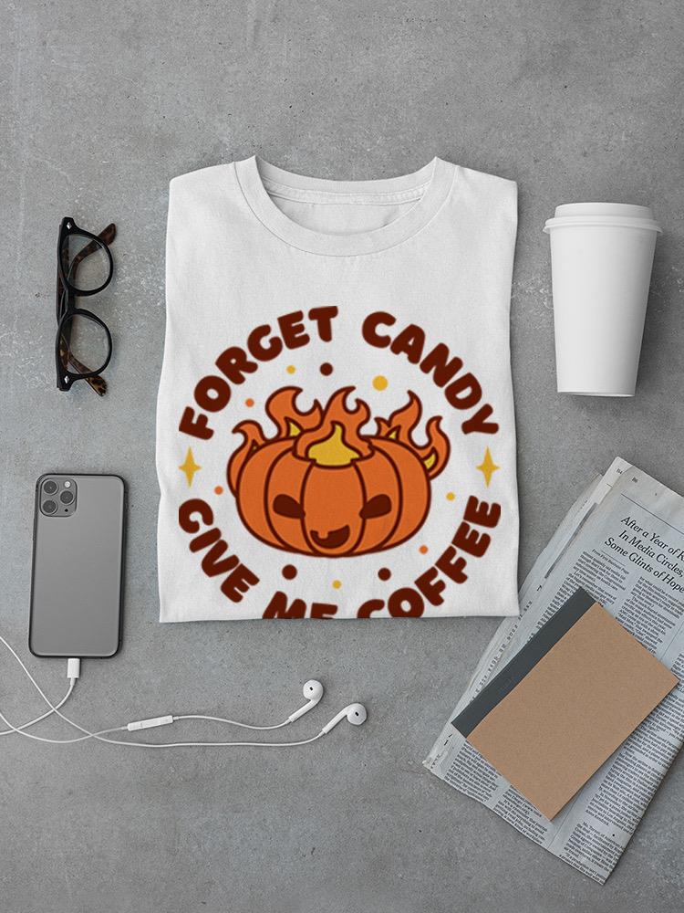 Give Me Coffee Pumpkin T-shirt -SmartPrintsInk Designs