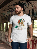 Christmas Yeti T-shirt -SmartPrintsInk Designs