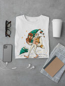 Christmas Yeti T-shirt -SmartPrintsInk Designs