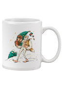 Christmas Yeti Mug -SmartPrintsInk Designs