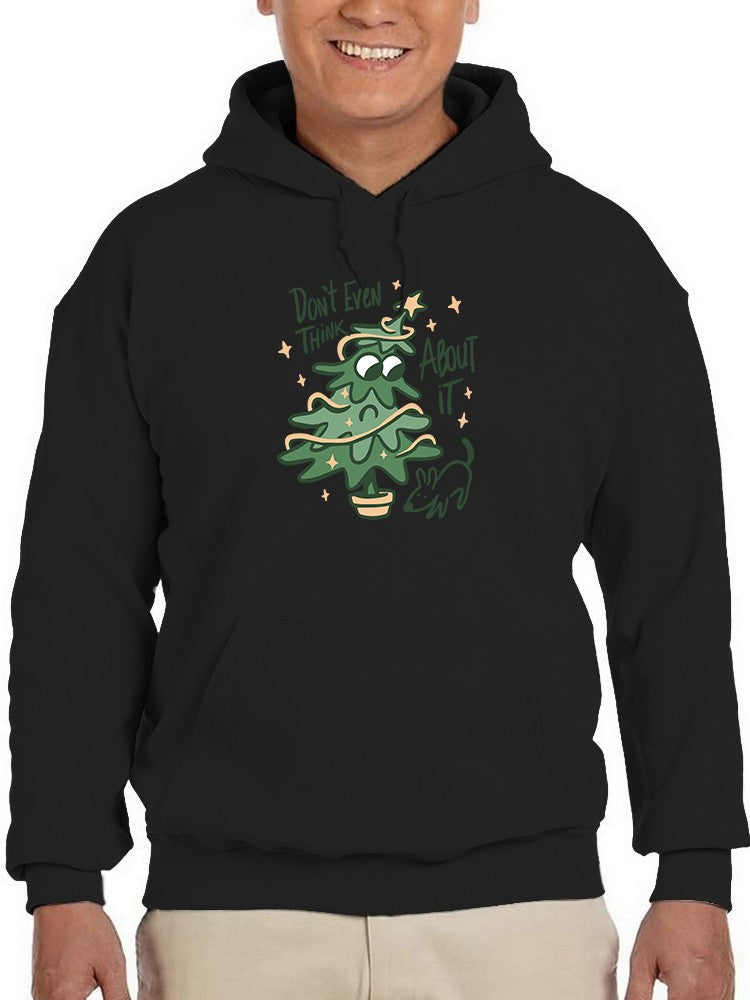 Christmas Tree And Dog Hoodie or Sweatshirt -SmartPrintsInk Designs