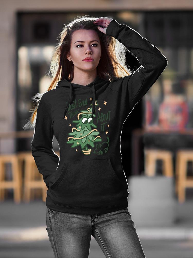 Christmas Tree And Dog Hoodie or Sweatshirt -SmartPrintsInk Designs