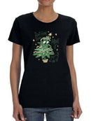 Christmas Tree And Dog T-shirt -SmartPrintsInk Designs