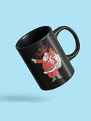 Merry Christmas Santa Mug -SmartPrintsInk Designs