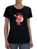 Merry Christmas Santa T-shirt -SmartPrintsInk Designs