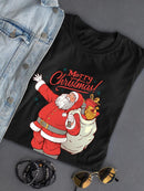 Merry Christmas Santa T-shirt -SmartPrintsInk Designs