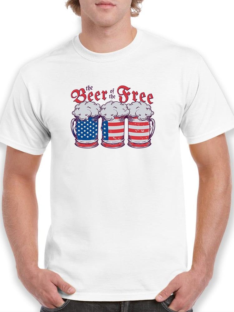 The Beer Of The Free T-shirt -SmartPrintsInk Designs