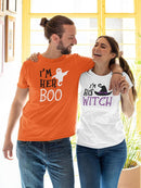 I'm His Witch T-shirt -SmartPrintsInk Designs