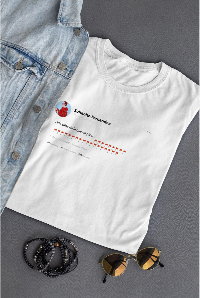 Asks For Non Spicy Sauce T-shirt -SmartPrintsInk Designs
