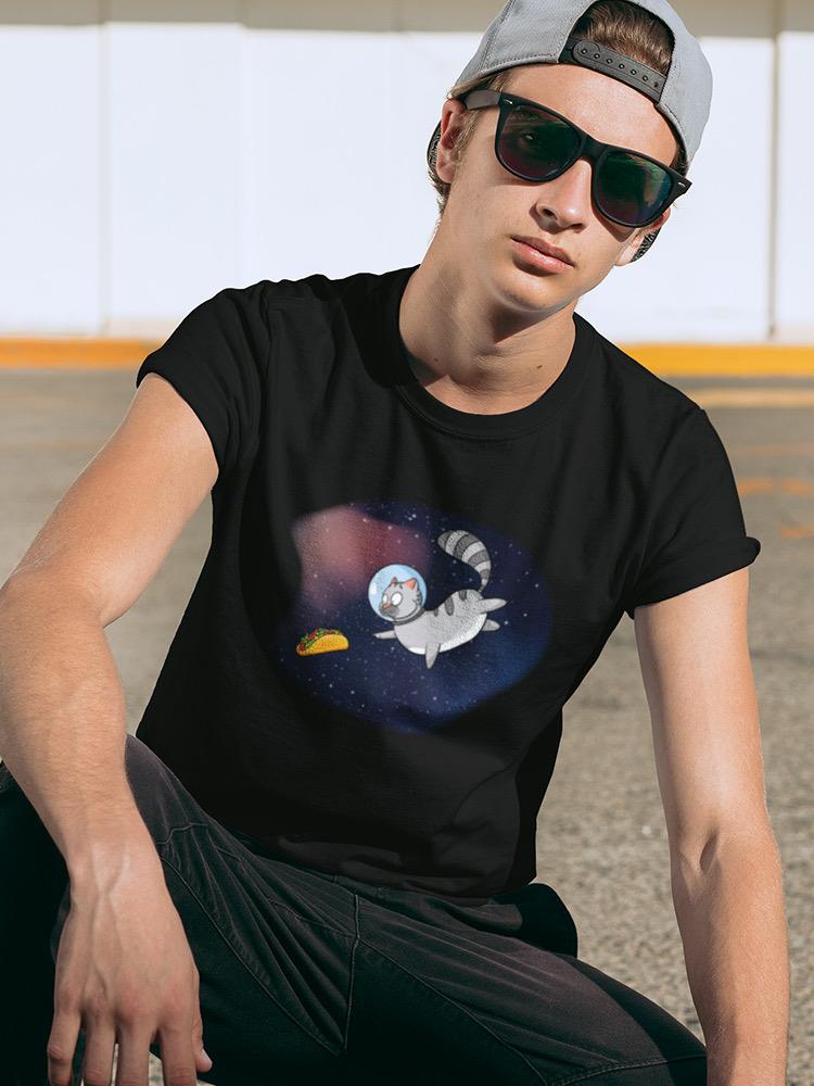 Chasing A Taco In Space T-shirt -SmartPrintsInk Designs