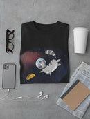 Chasing A Taco In Space T-shirt -SmartPrintsInk Designs