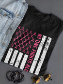 No One Fights Alone Flag T-shirt -SmartPrintsInk Designs