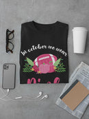 In October We Wear Pink T-shirt -SmartPrintsInk Designs