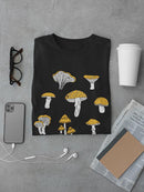 Mushrooms T-shirt -SmartPrintsInk Designs