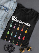 Ukelandia Instruments T-shirt -SmartPrintsInk Designs