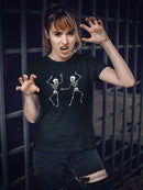 Skeletons Dancing T-shirt -SmartPrintsInk Designs