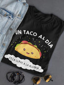A Taco A Day T-shirt -SmartPrintsInk Designs