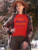 A Witch With My Little Monsters T-shirt -SmartPrintsInk Designs