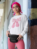 Fight Breast Cancer Sweatshirt -SmartPrintsInk Designs