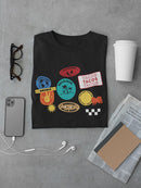 Stamps T-shirt -SmartPrintsInk Designs