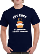 Eat Cake! T-shirt -SmartPrintsInk Designs