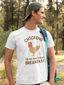 Chickens Poop Breakfast T-shirt -SmartPrintsInk Designs
